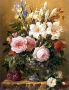 unknow artist Floral, beautiful classical still life of flowers.125 USA oil painting reproduction